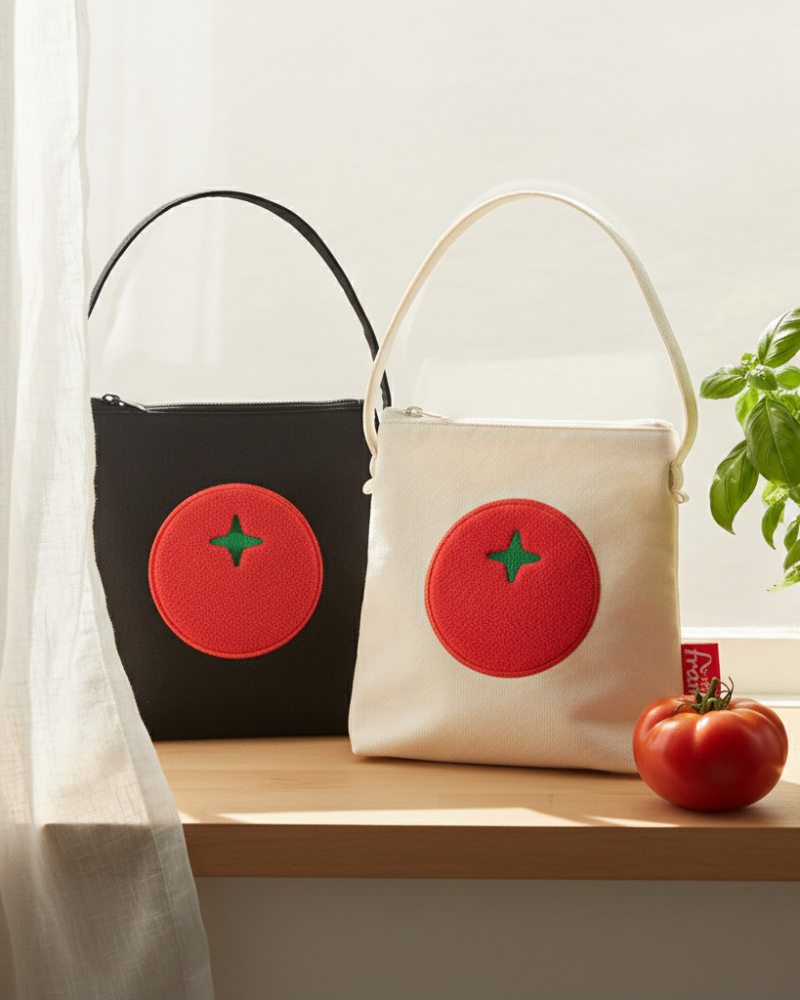 Alternative view of ALL NEW FRAME Mini Tote Bag – Tomato