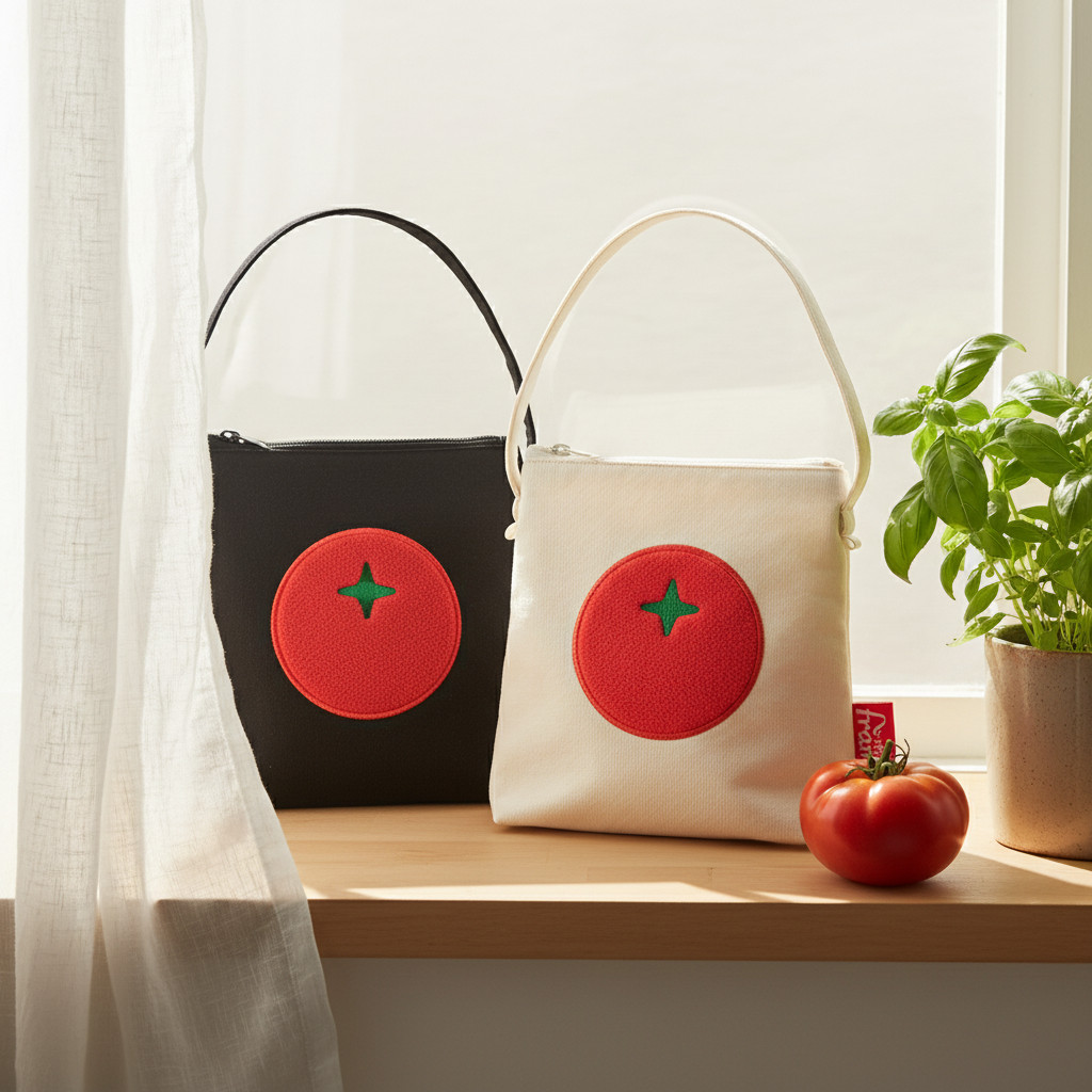 Alternative view of ALL NEW FRAME Mini Tote Bag – Tomato