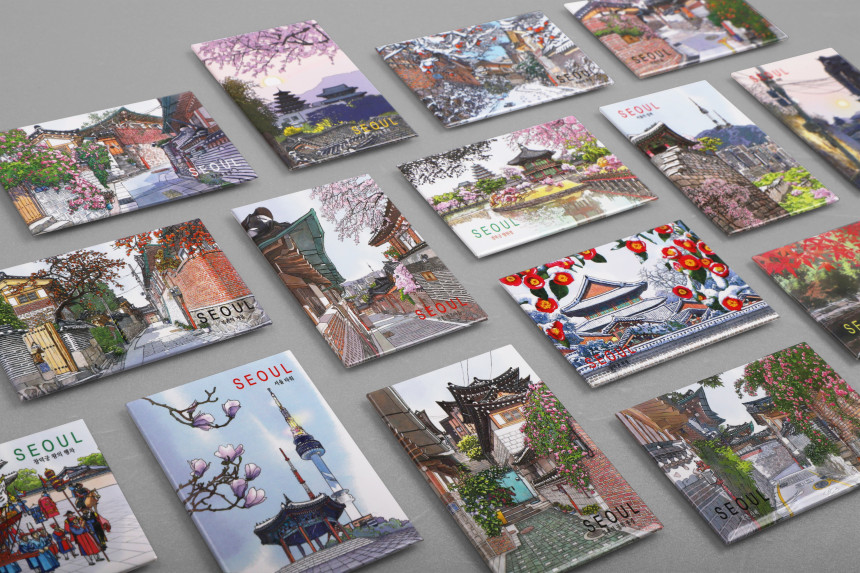 Korean Souvenir Magnets 01–08