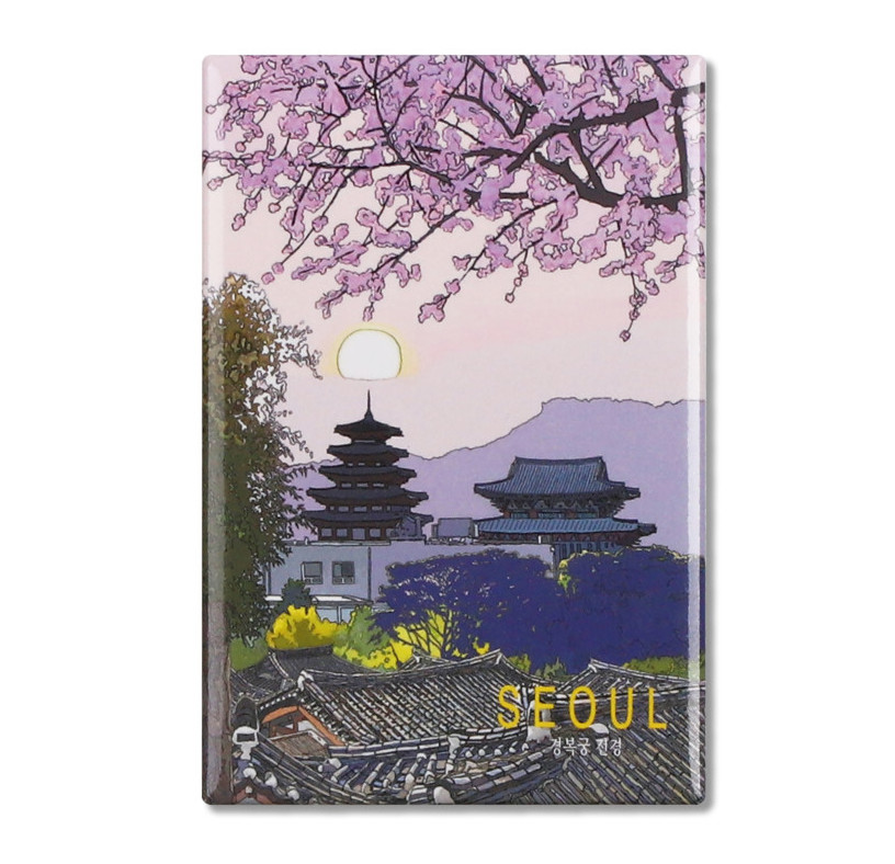 Alternative view of Korean Souvenir Magnets 01–08