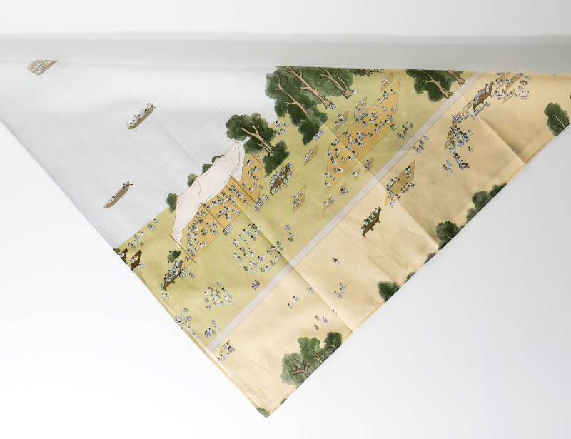 Alternative view of Genre Painting for All Handkerchief - Daedong River