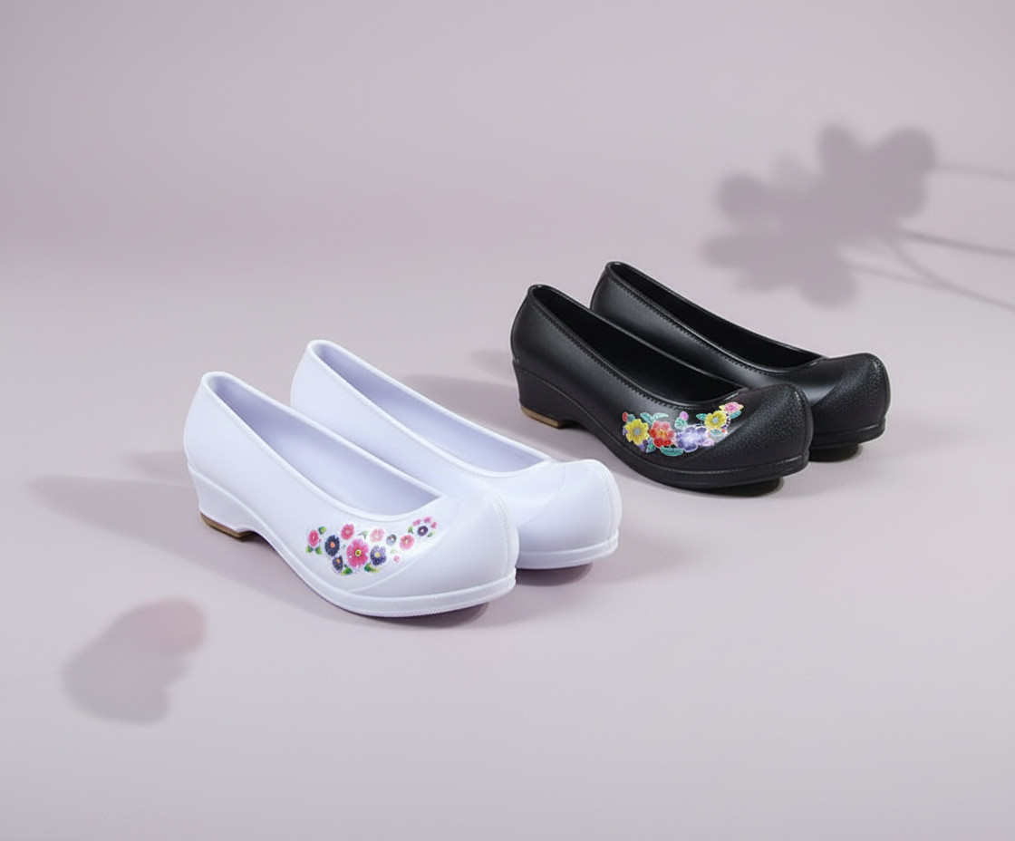 Traditional Korean Rubber Shoes (Hanbok Gomusin)