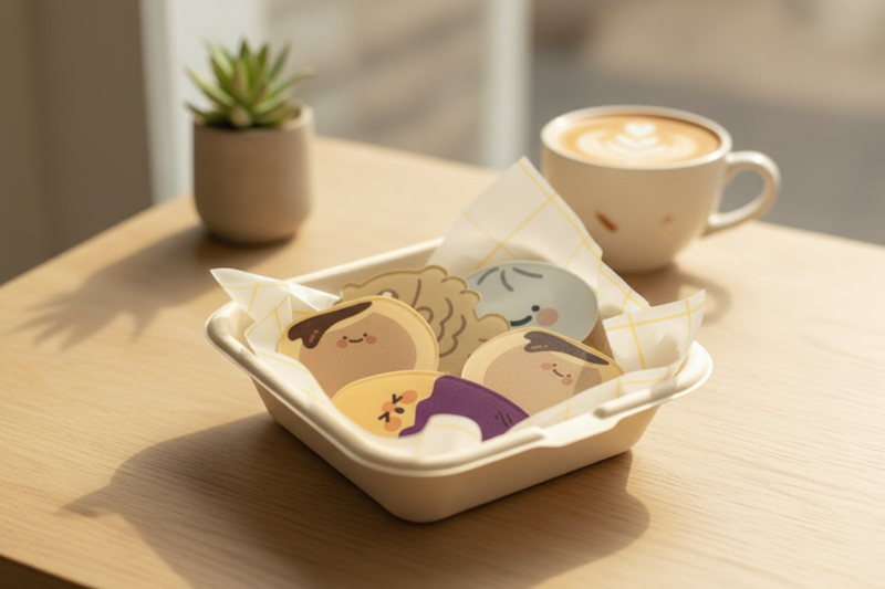 PRUGNA Acrylic Phone Grip – Winter Snack