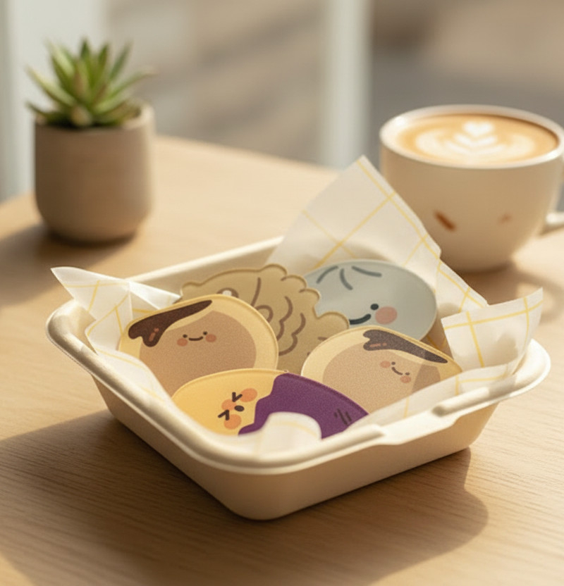 PRUGNA Acrylic Phone Grip – Winter Snack