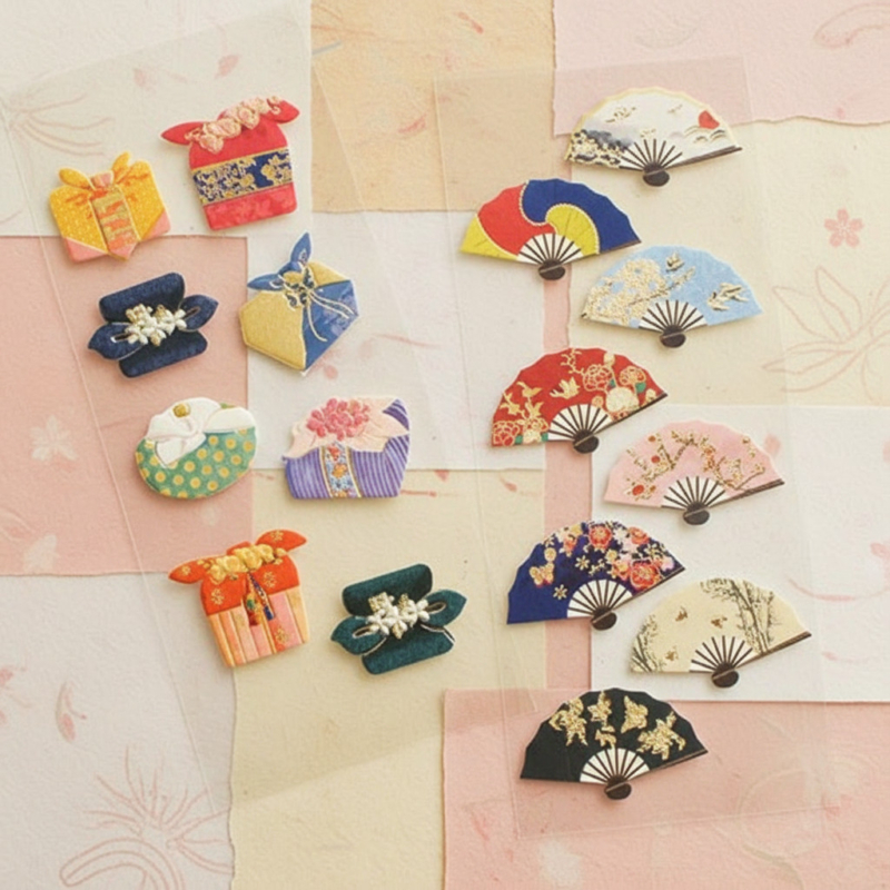 Korean Culture 3D Sticker Set