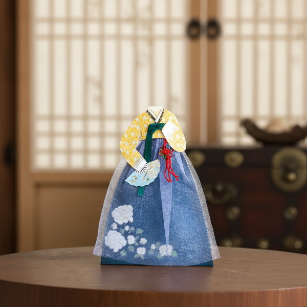 Elegant Hanbok Lady Card Special Stand Card