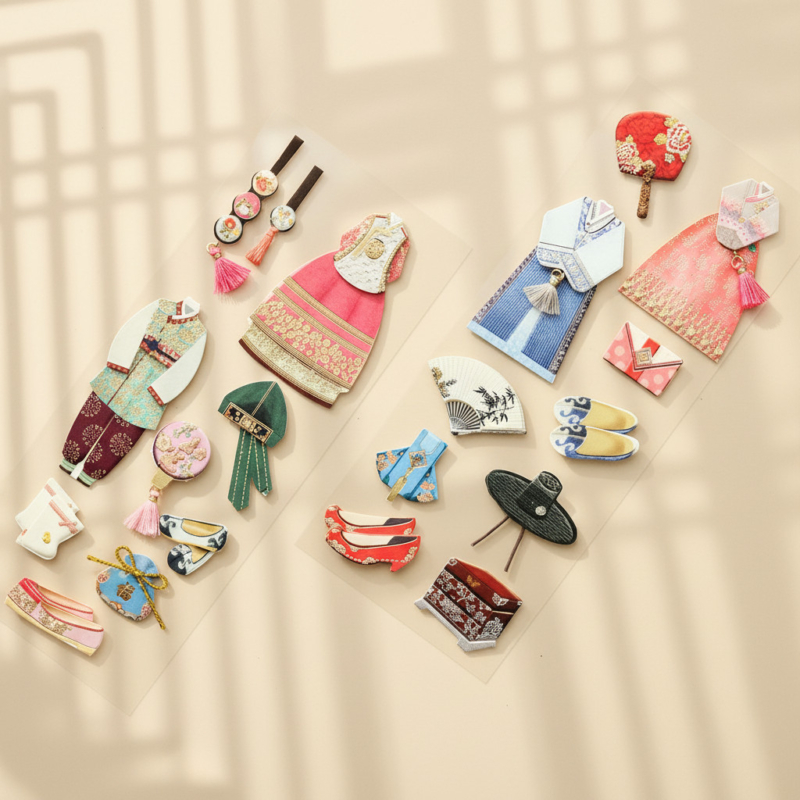 Joseon Nobility Attire Sticker Set
