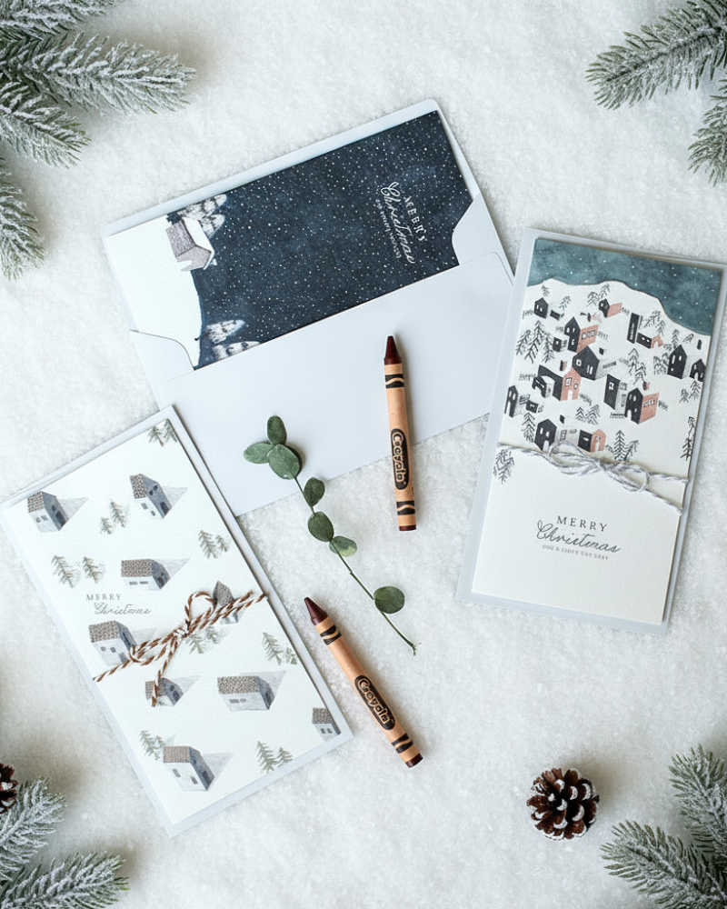 Alternative view of Christmas Card – House