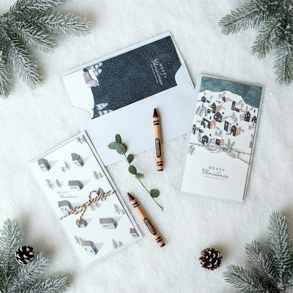 Alternative view of Christmas Card – House