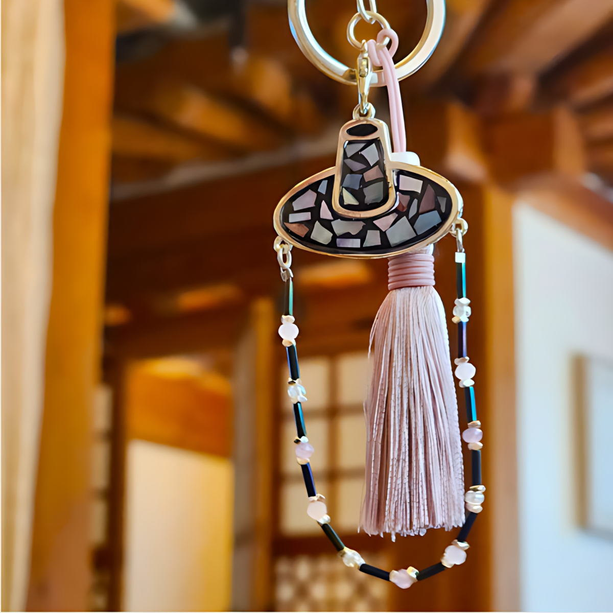 Handmade Korean Traditional Hat Gat Keychain