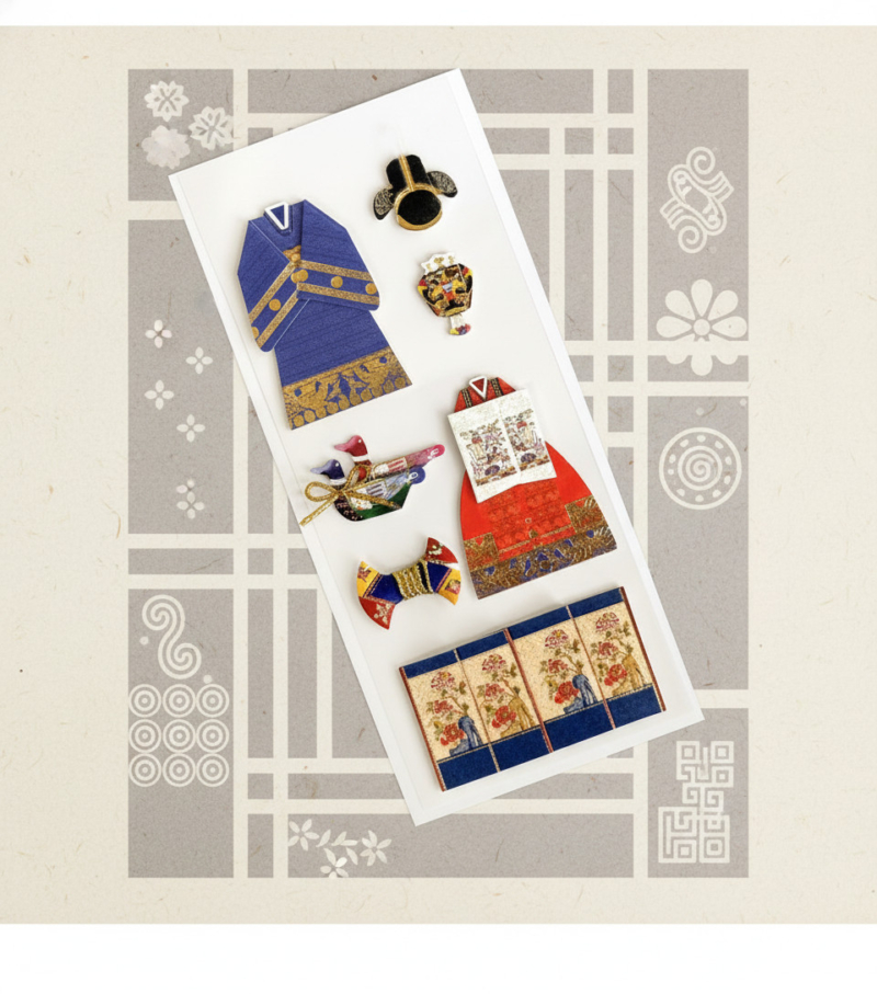 Traditional Korean Wedding Sticker