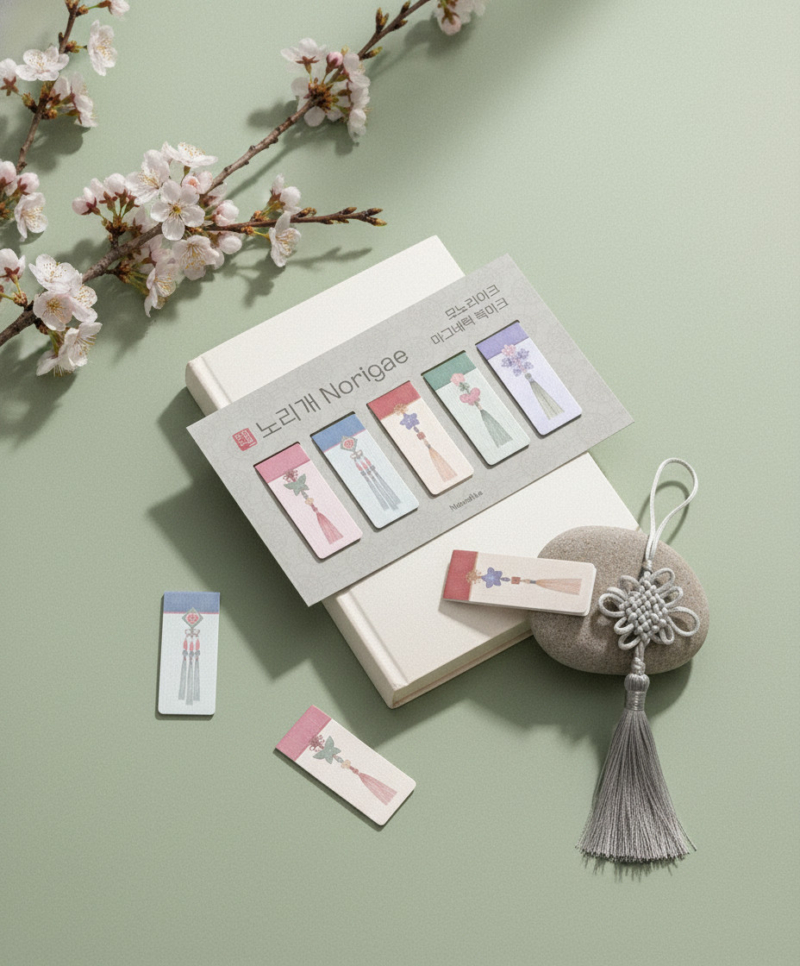 Norigae Magnetic Bookmark