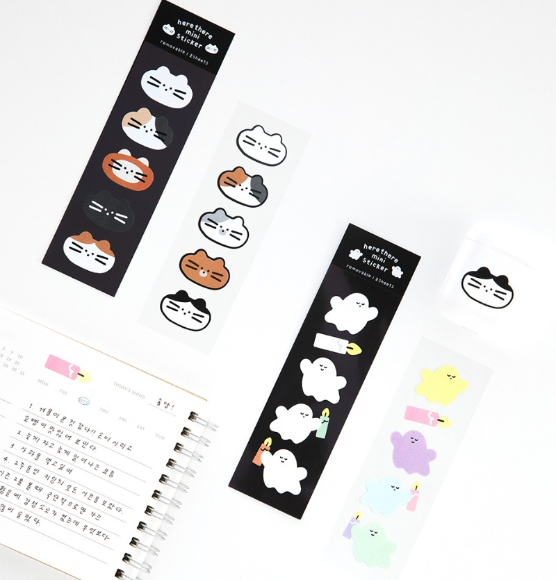 Alternative view of Here There Mini Removable Sticker Set (4 Types)