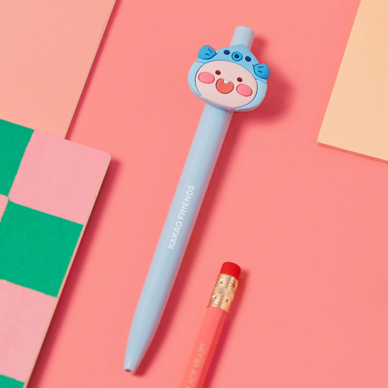 Kakao Friends Lovely Apeach Puffer Gel Pen_Little Apeach