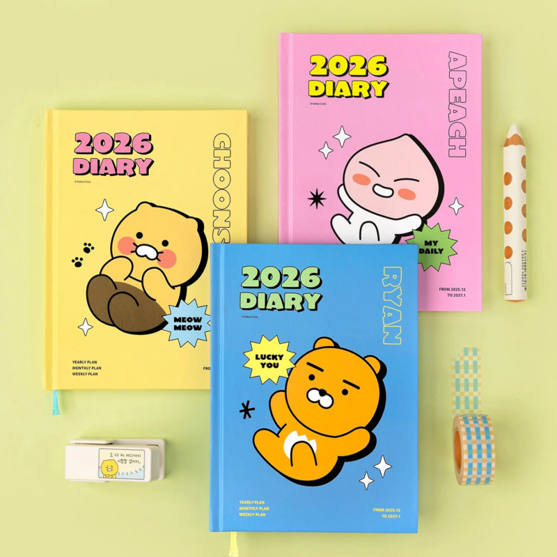 Kakao Friends 2026 Hardcover Planner