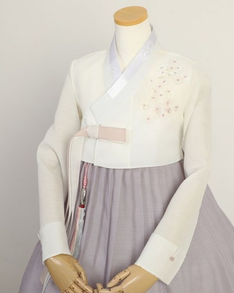 KKOTJI Hanbok Premium Bridal Wedding Set Blue