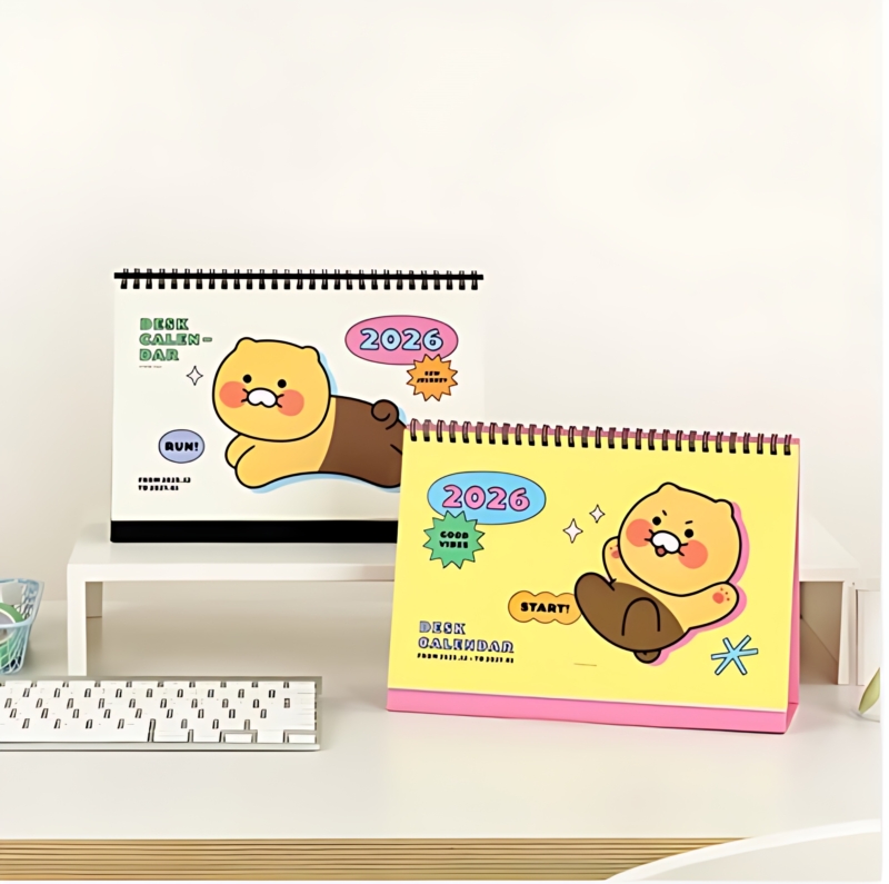 ICONS Kakao Friends Chunsik 2026 Basic Desk Calendar