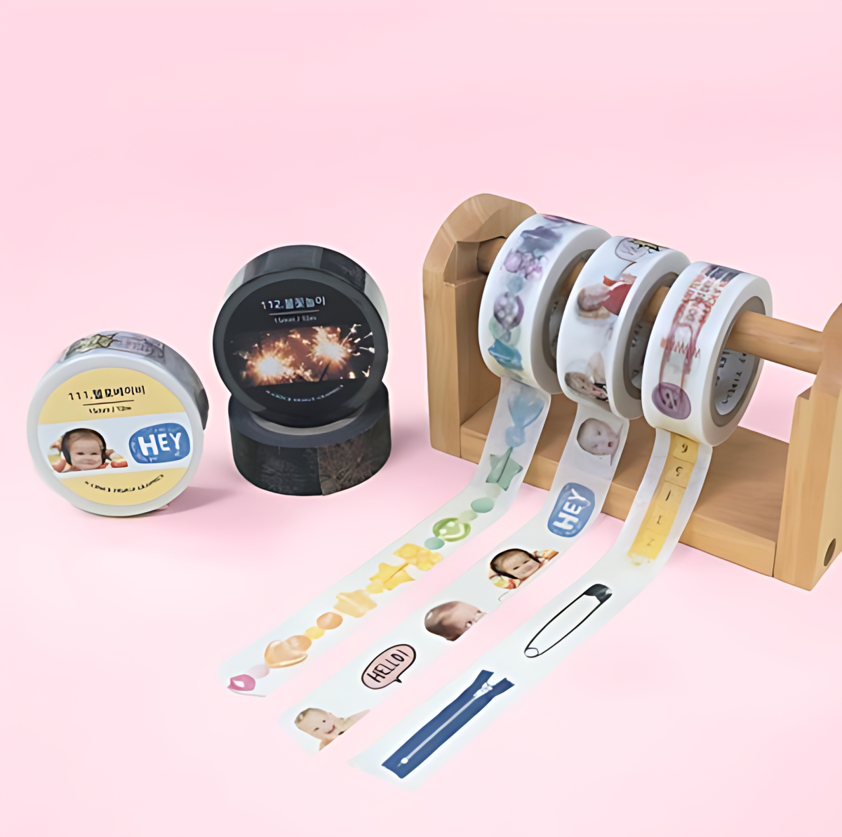 O-CHECK 6 Types of Masking Tape Illustrations