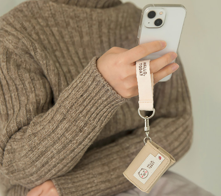 Alternative view of Kakao Friends AirPod Mini Pouch Case Keychain Set