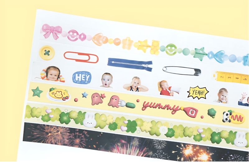 Alternative view of O-CHECK 6 Types of Masking Tape Illustrations