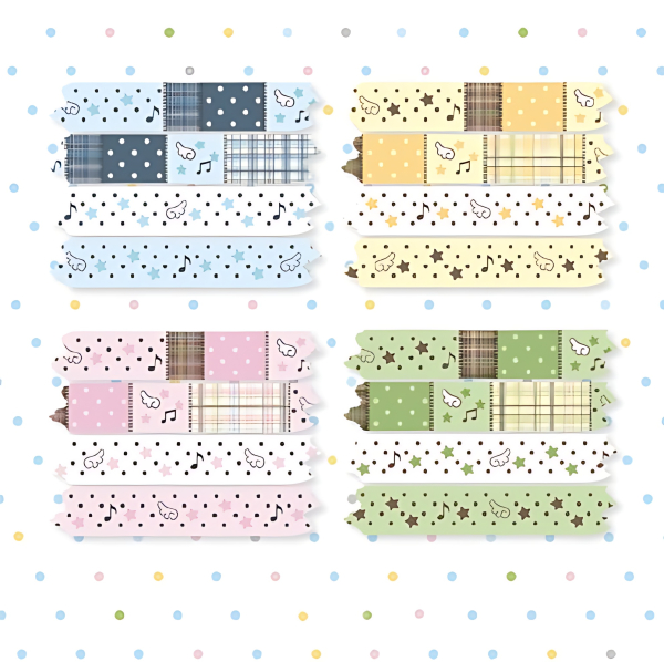 WAYTOOFETCH Cozy Angel Mix Masking Tape