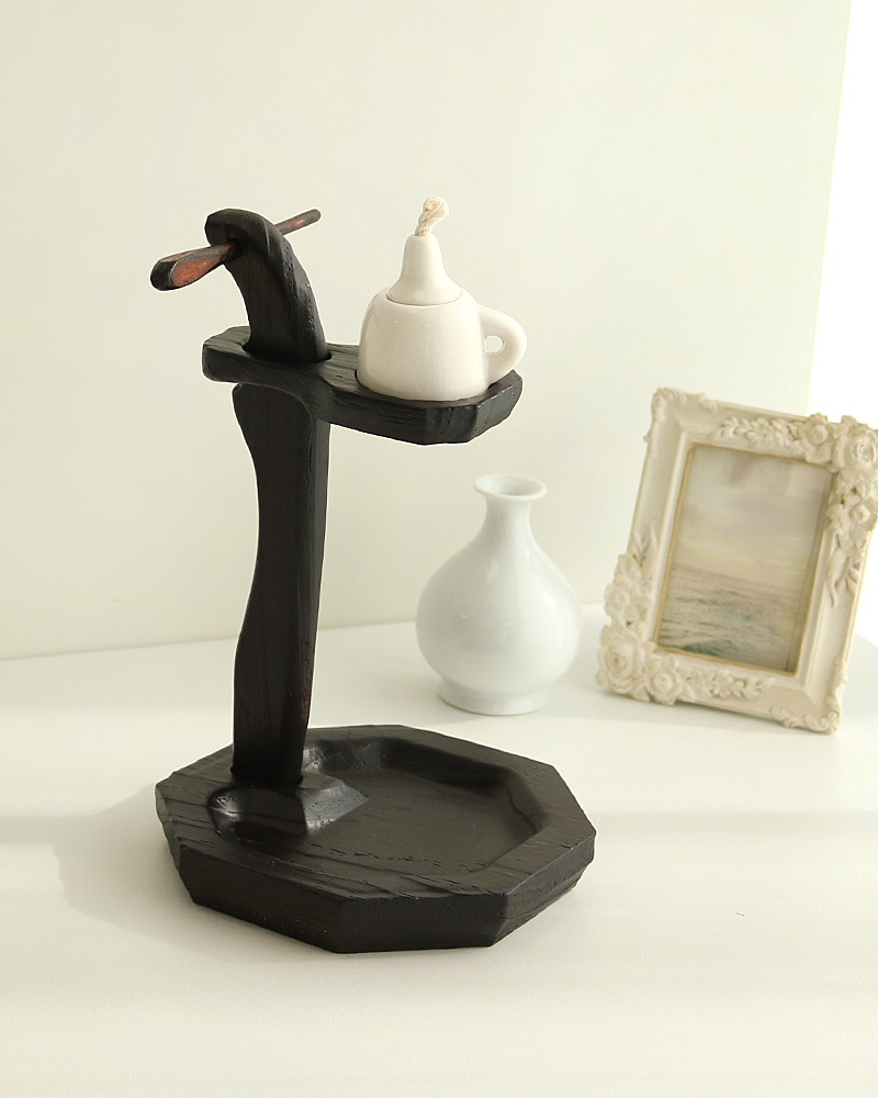 Korean Traditional Octagonal Oil Lamp Mood Light (Hanok Style)