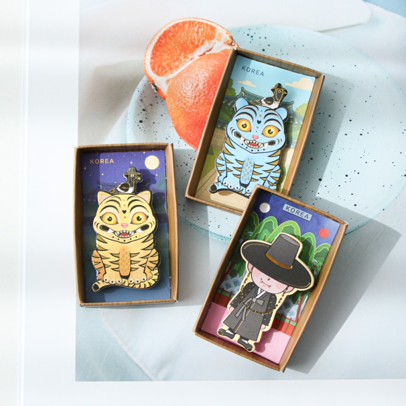 Korean Traditional Character Frame Magnet