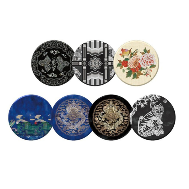 K-Heritage Traditional Pattern Hand Mirror