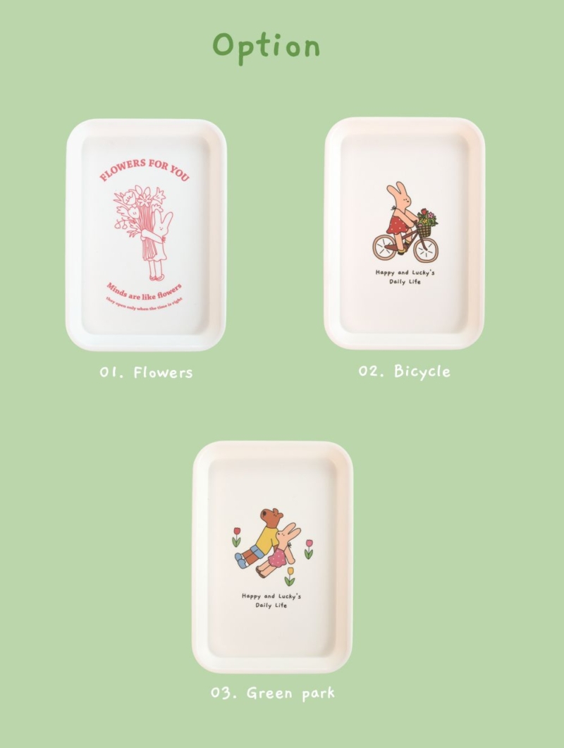 Alternative view of MONOLIKE Happy And Lucky Tray