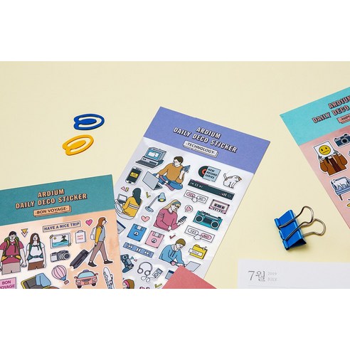 Alternative view of Ardium Daily Deco Sticker 5 Set