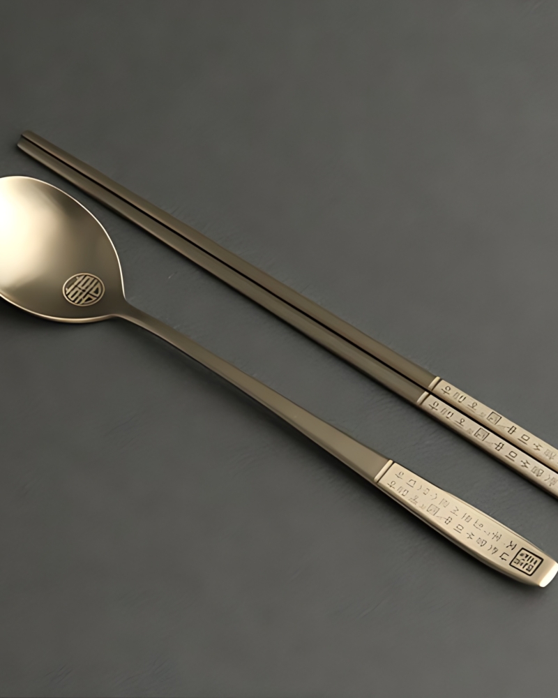 Hunminjeongeum Gold Spoon Set