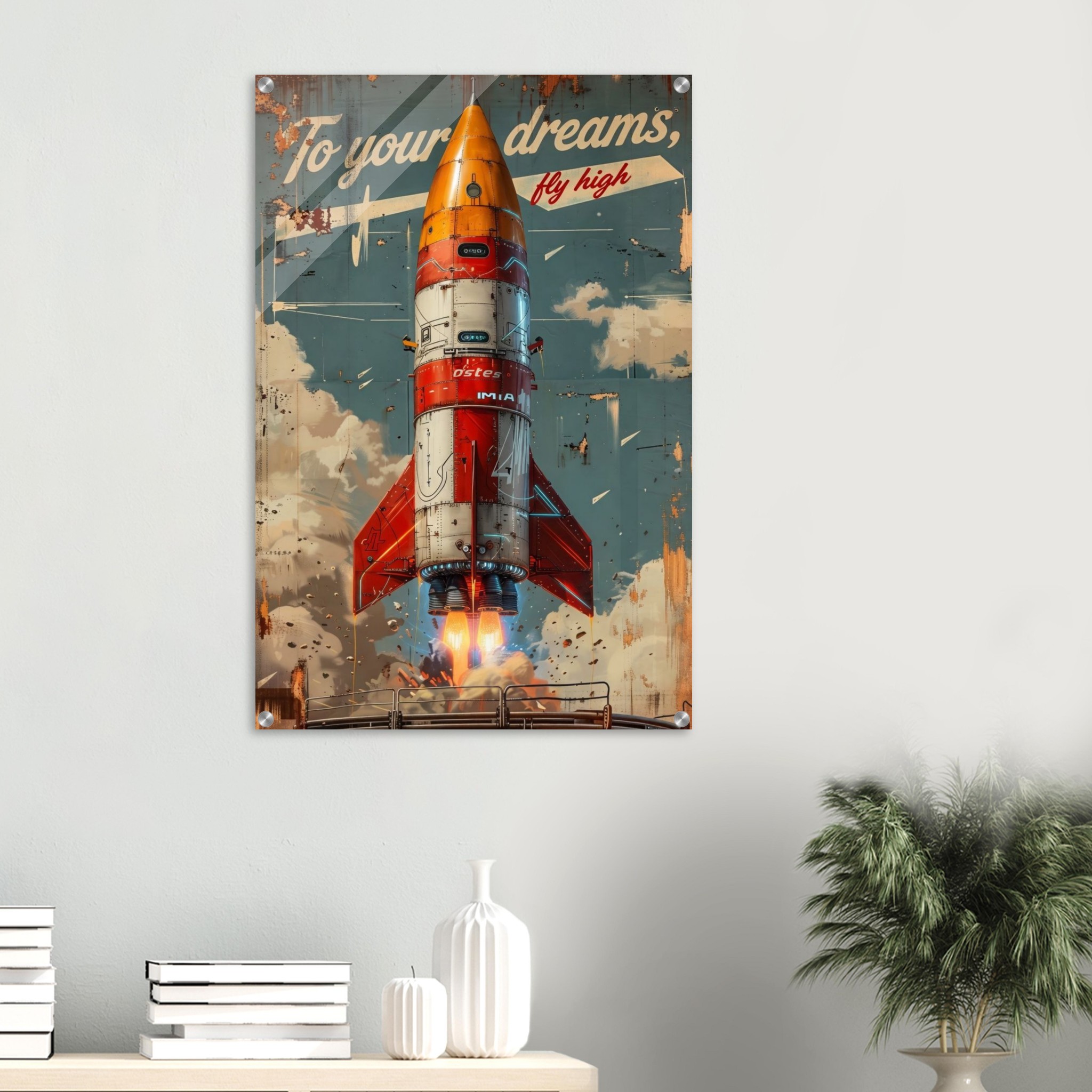 "To Your Dreams" Acrylic Print 60x90 cm / 24x36″