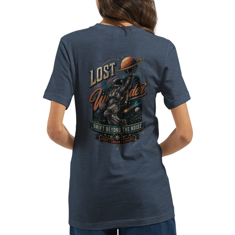 "Lost in wonder" Premium Unisex Crewneck T-shirt | Bella + Canvas 3001