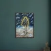 "Walk Upon the Storm" Wooden Framed Poster With Museum-Quality Matte Paper