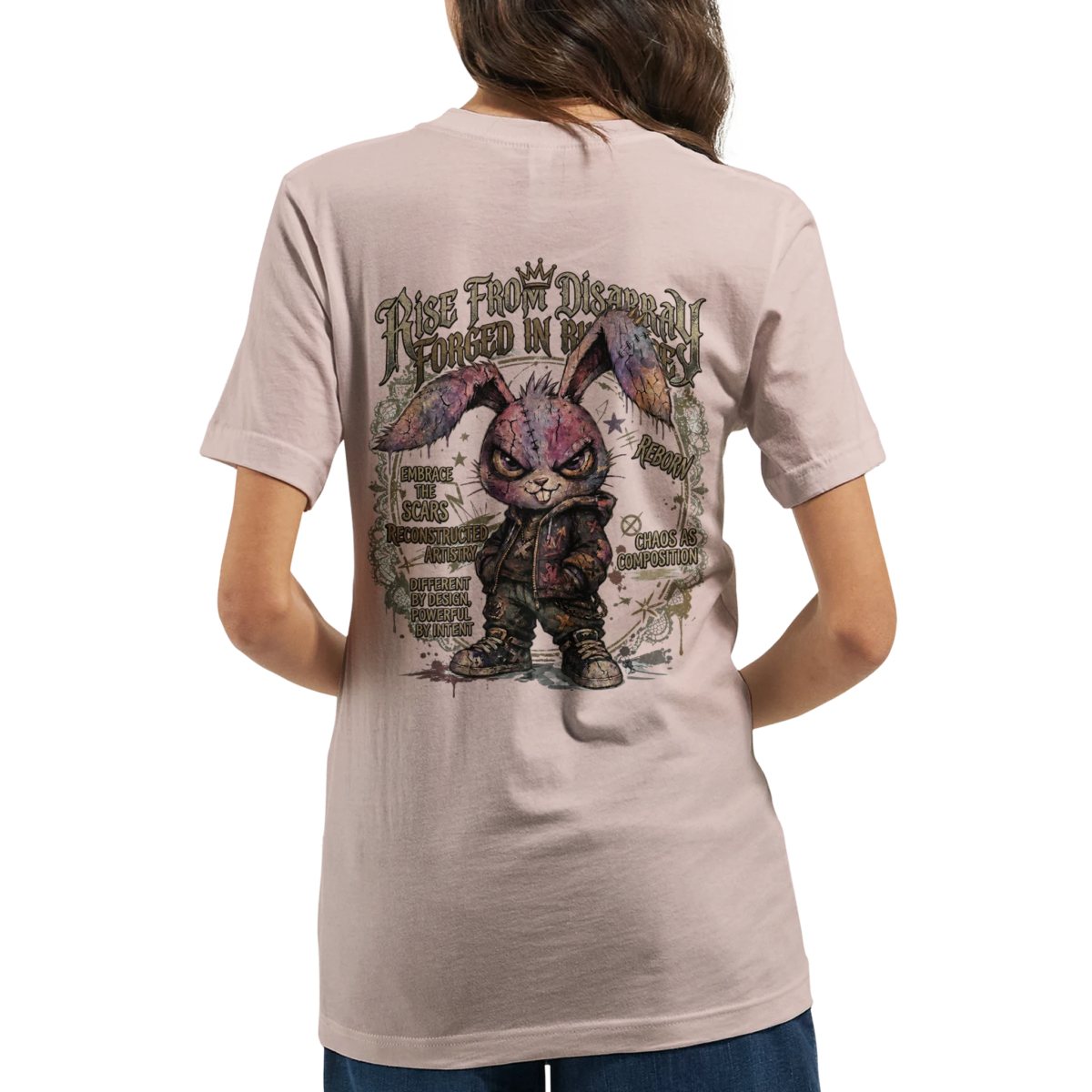 "RE-BORN: UNBROKEN" Premium Unisex Crewneck T-shirt | Bella + Canvas 3001