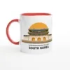 "KYUNGBOK PALACE" White 11oz Ceramic Mug with Color Inside