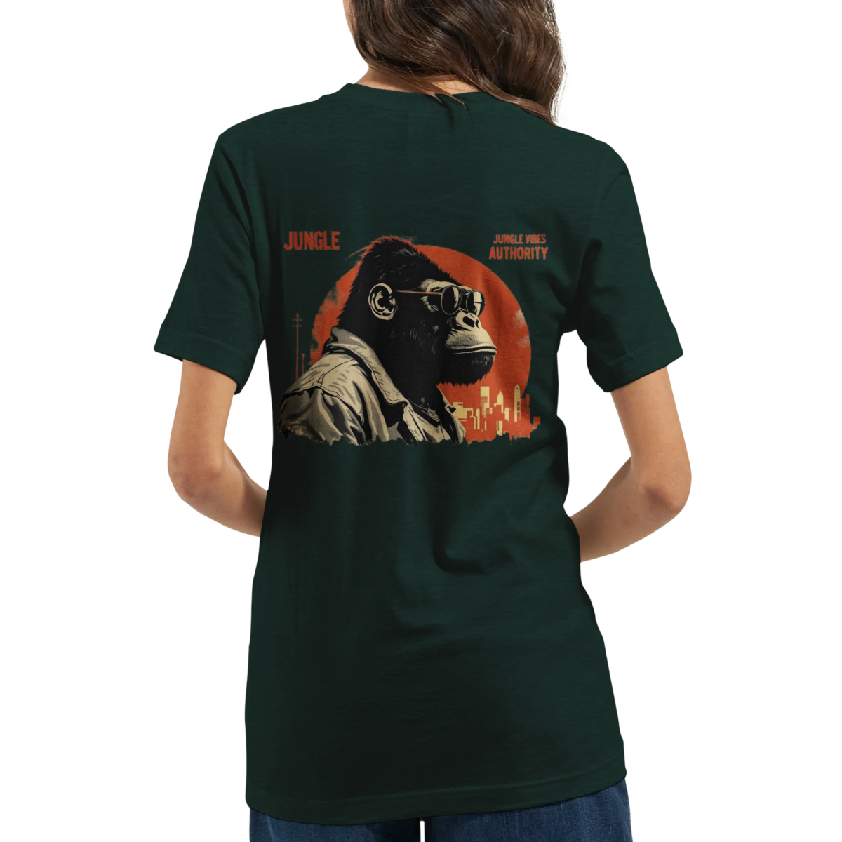 "Jungle authority" Premium Unisex Crewneck T-shirt | Bella + Canvas 3001