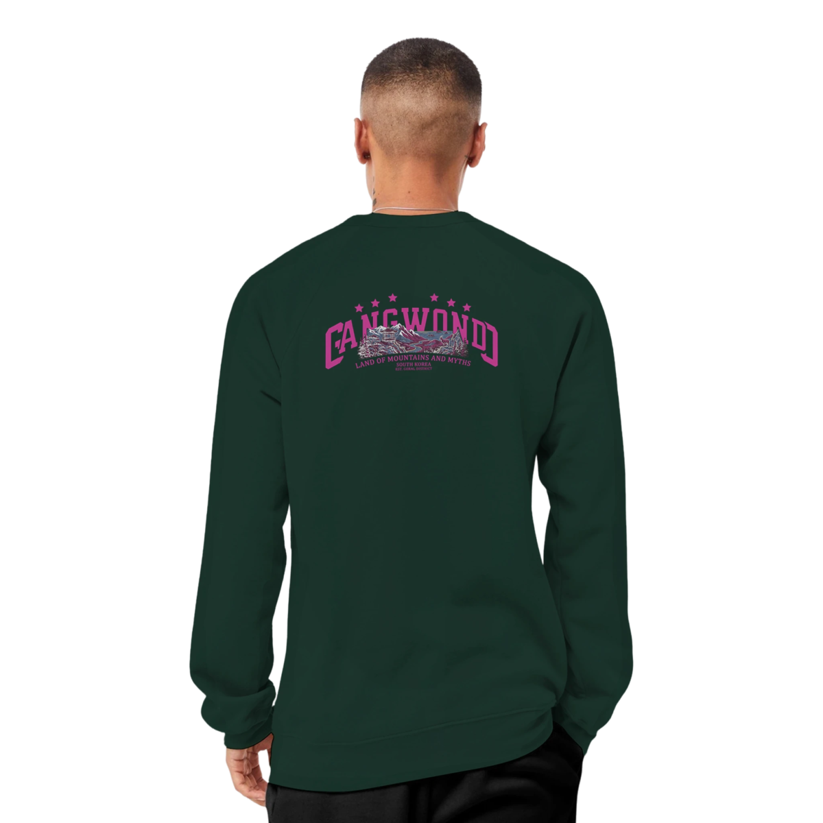 "Gangwondo" Unisex Sponge Fleece Crewneck Sweatshirt | Bella + Canvas 3901