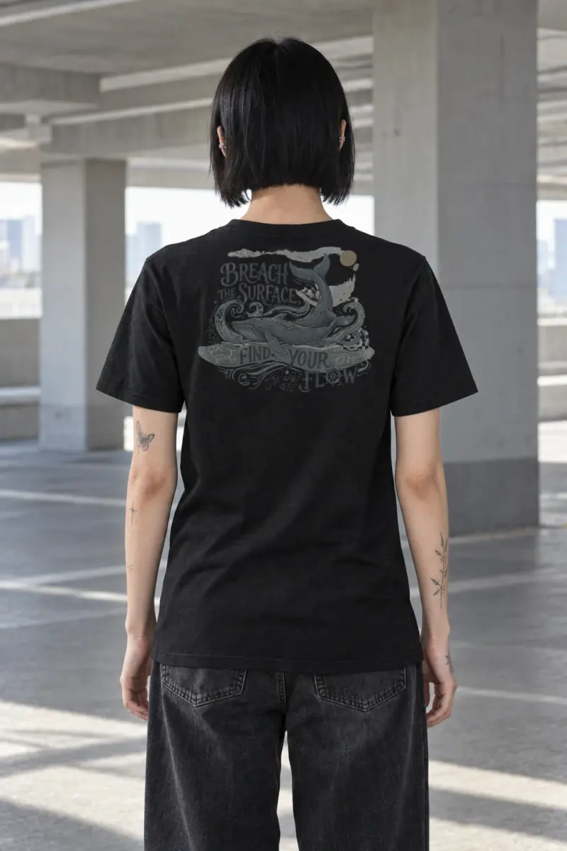 "Breach The Surface" Heavyweight Unisex Crewneck T-shirt