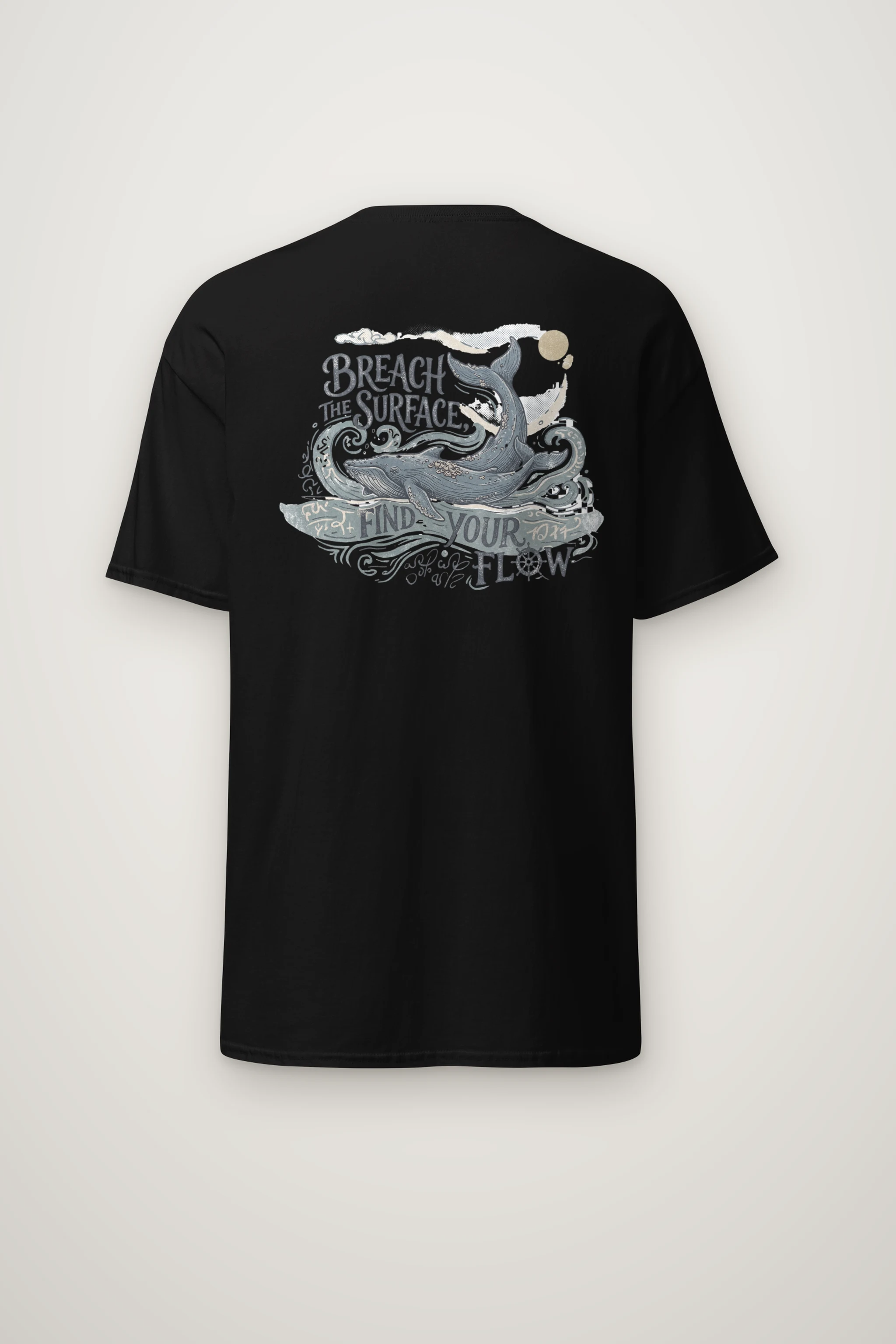 "Breach The Surface" Heavyweight Unisex Crewneck T-shirt