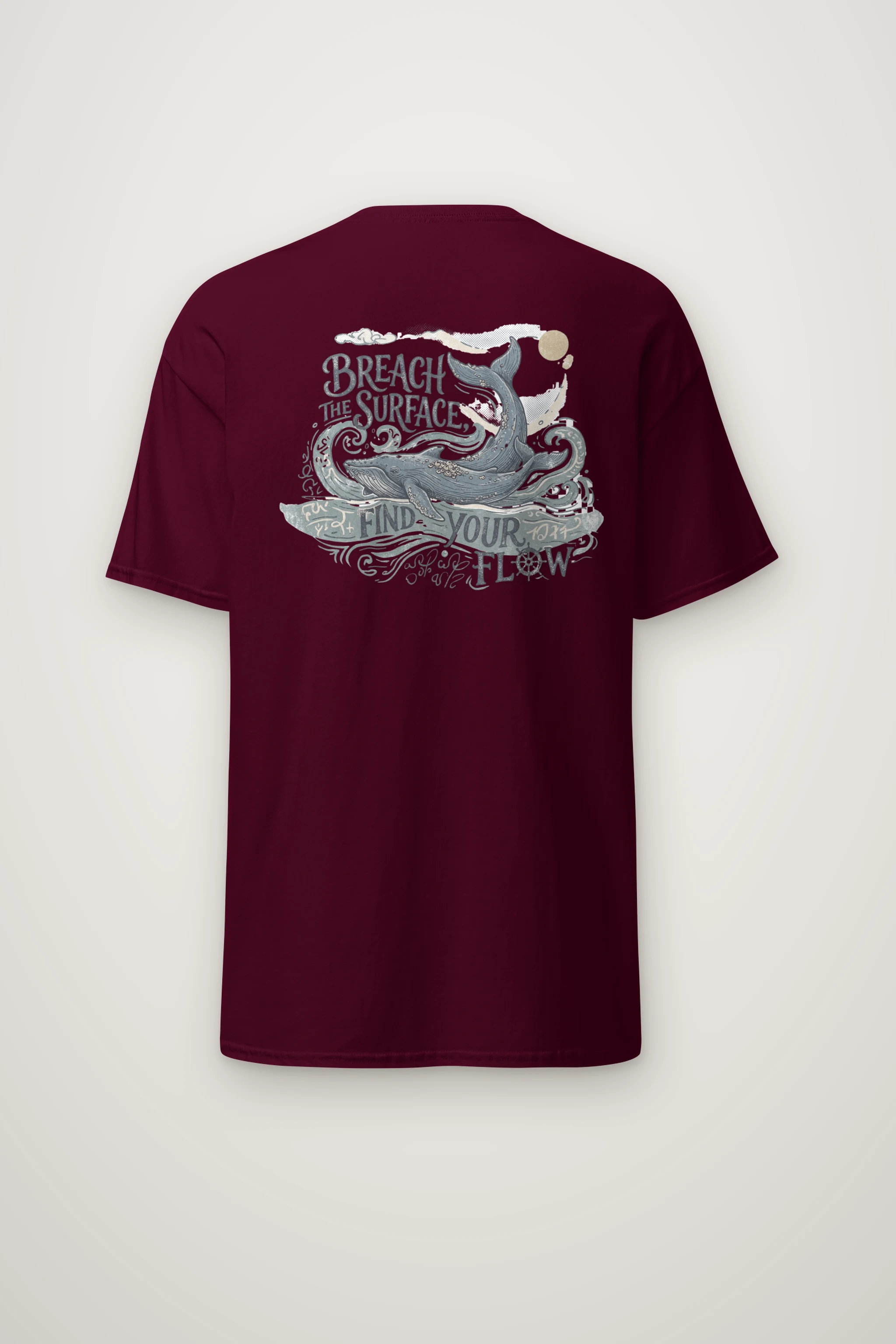 "Breach The Surface" Heavyweight Unisex Crewneck T-shirt