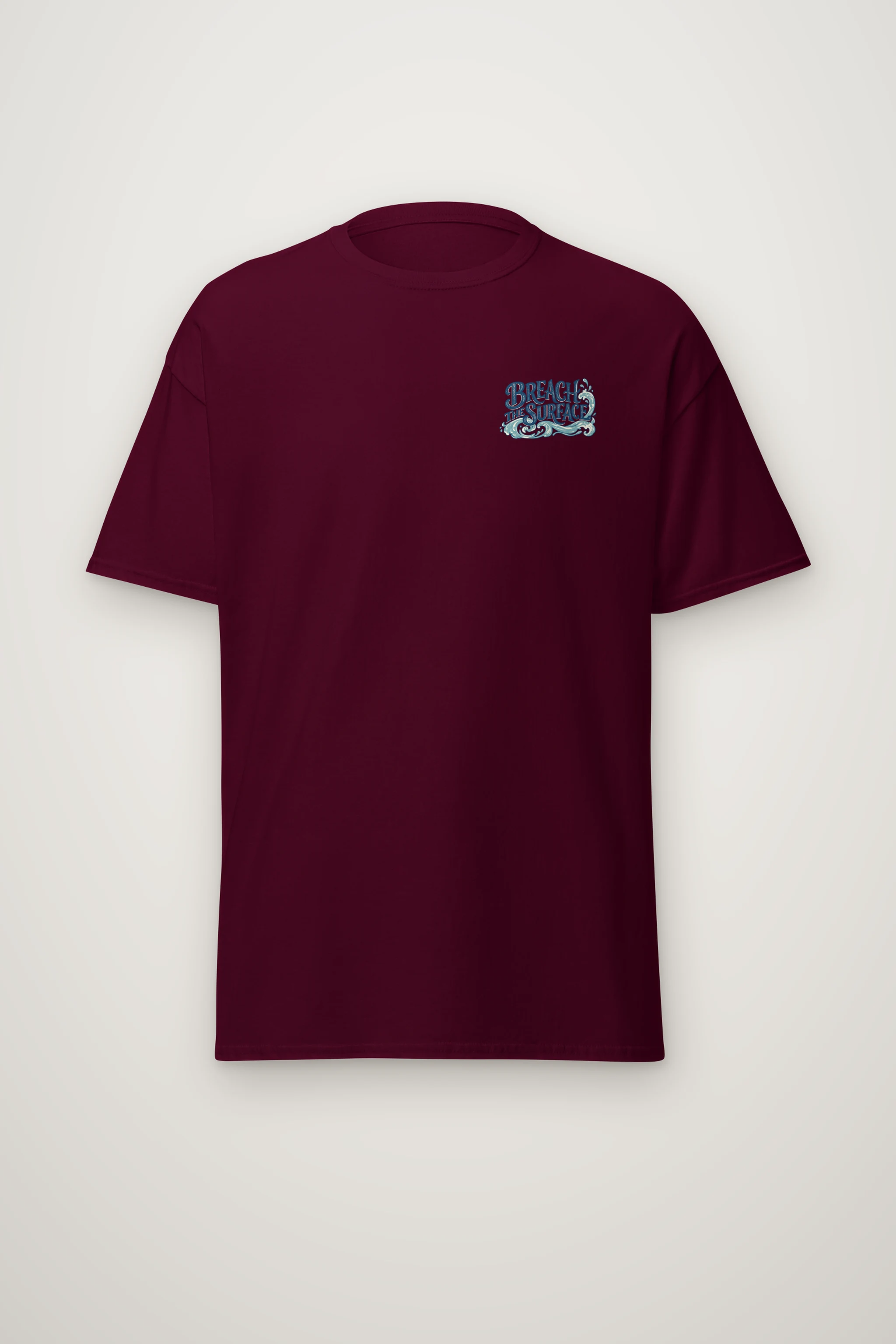 "Breach The Surface" Heavyweight Unisex Crewneck T-shirt