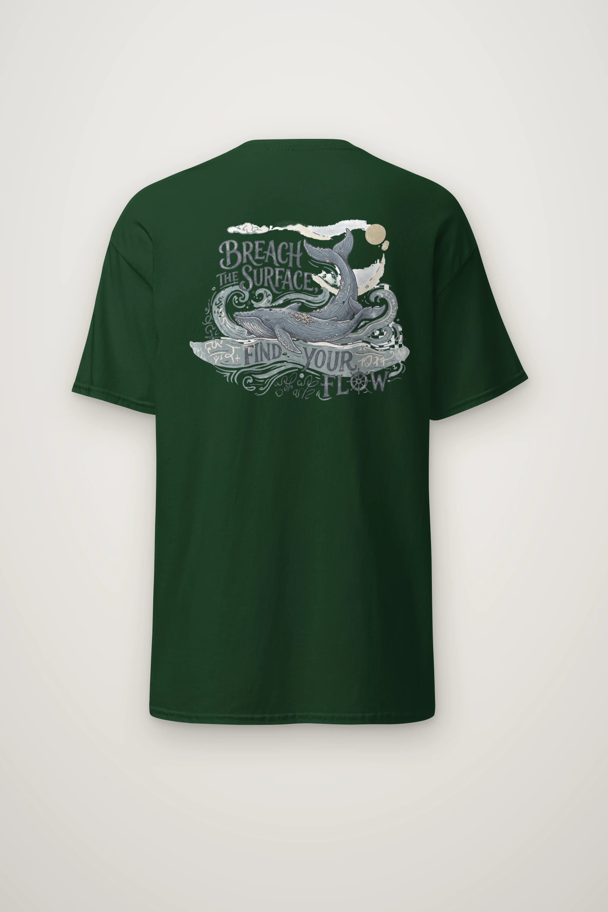 "Breach The Surface" Heavyweight Unisex Crewneck T-shirt