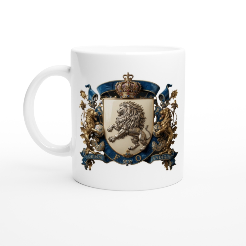 Eternal Glory: Imperial Seal White 11oz Ceramic Mug
