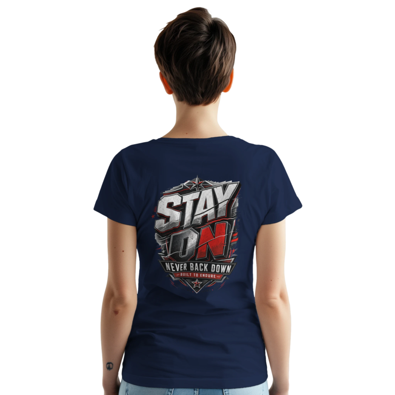 "Stay on" Heavyweight Unisex Crewneck T-shirt | Gildan® 5000
