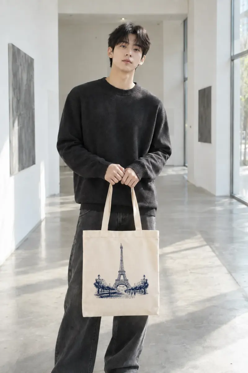“Eiffel tower” Classic Cotton Tote Bag