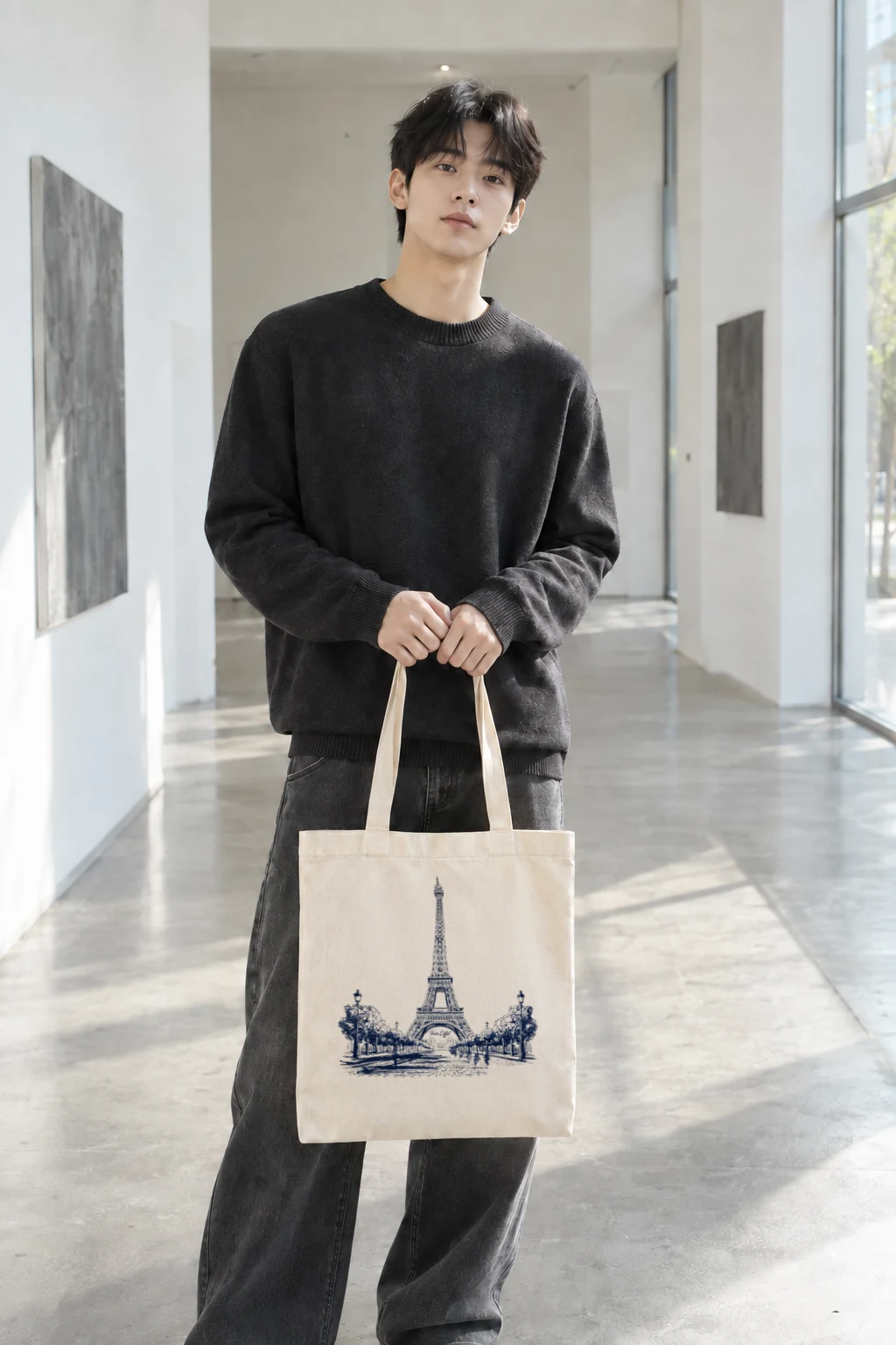 "Eiffel tower" Classic Cotton Tote Bag