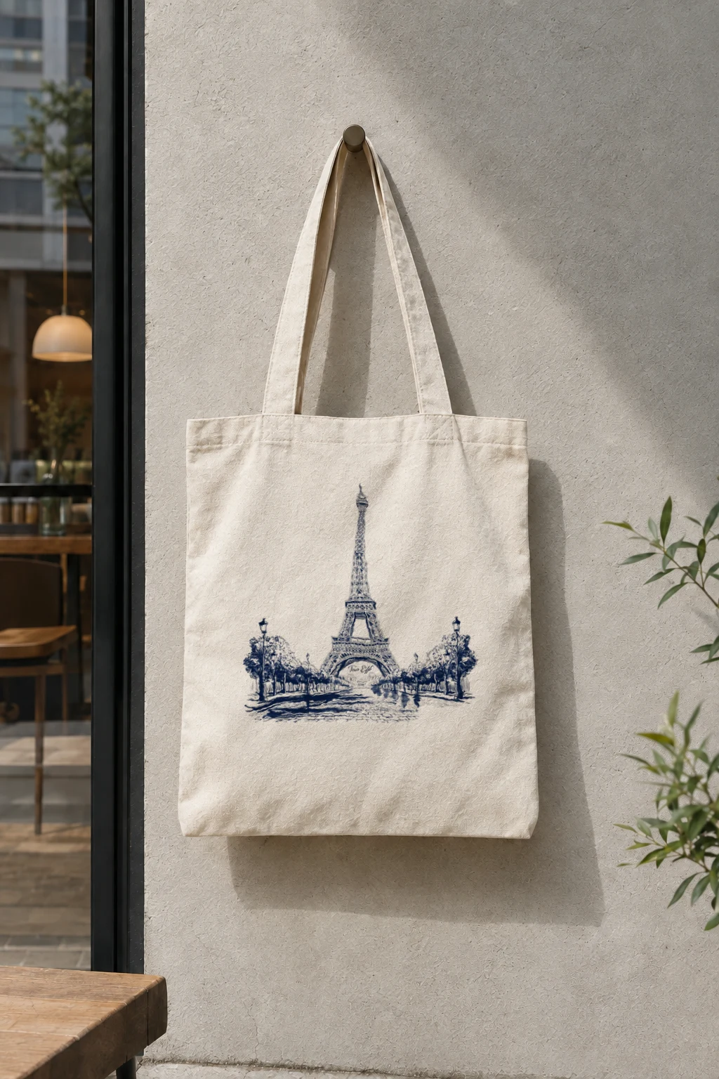 "Eiffel tower" Classic Cotton Tote Bag