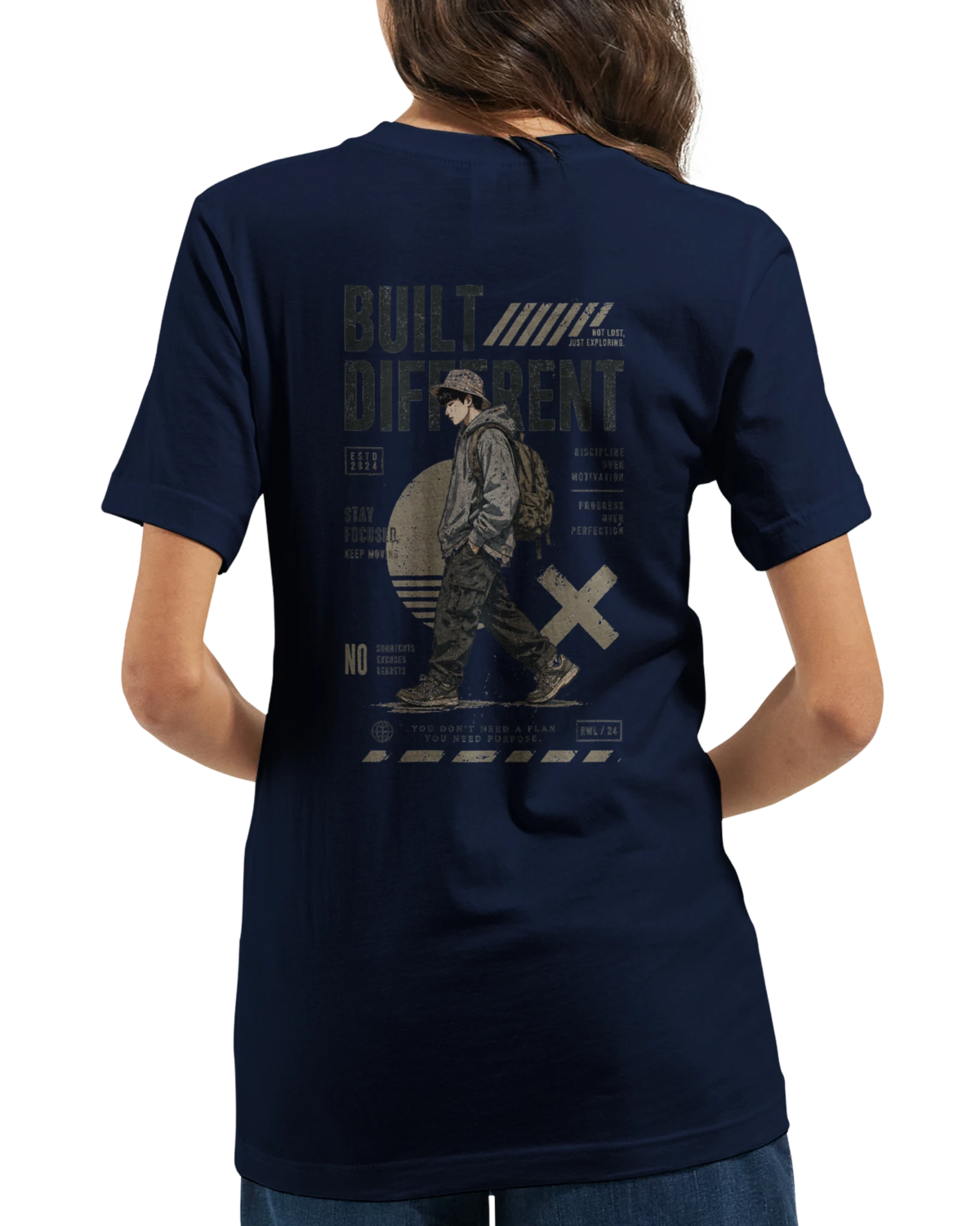 "Built different" Premium Unisex Crewneck T-shirt | Bella + Canvas 3001