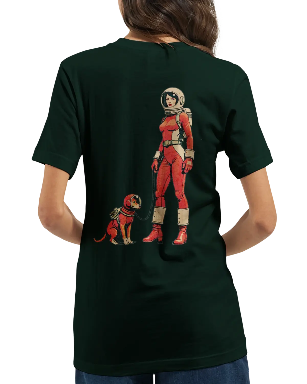 "Cosmic Companions" Premium Unisex Crewneck T-shirt | Bella + Canvas 3001